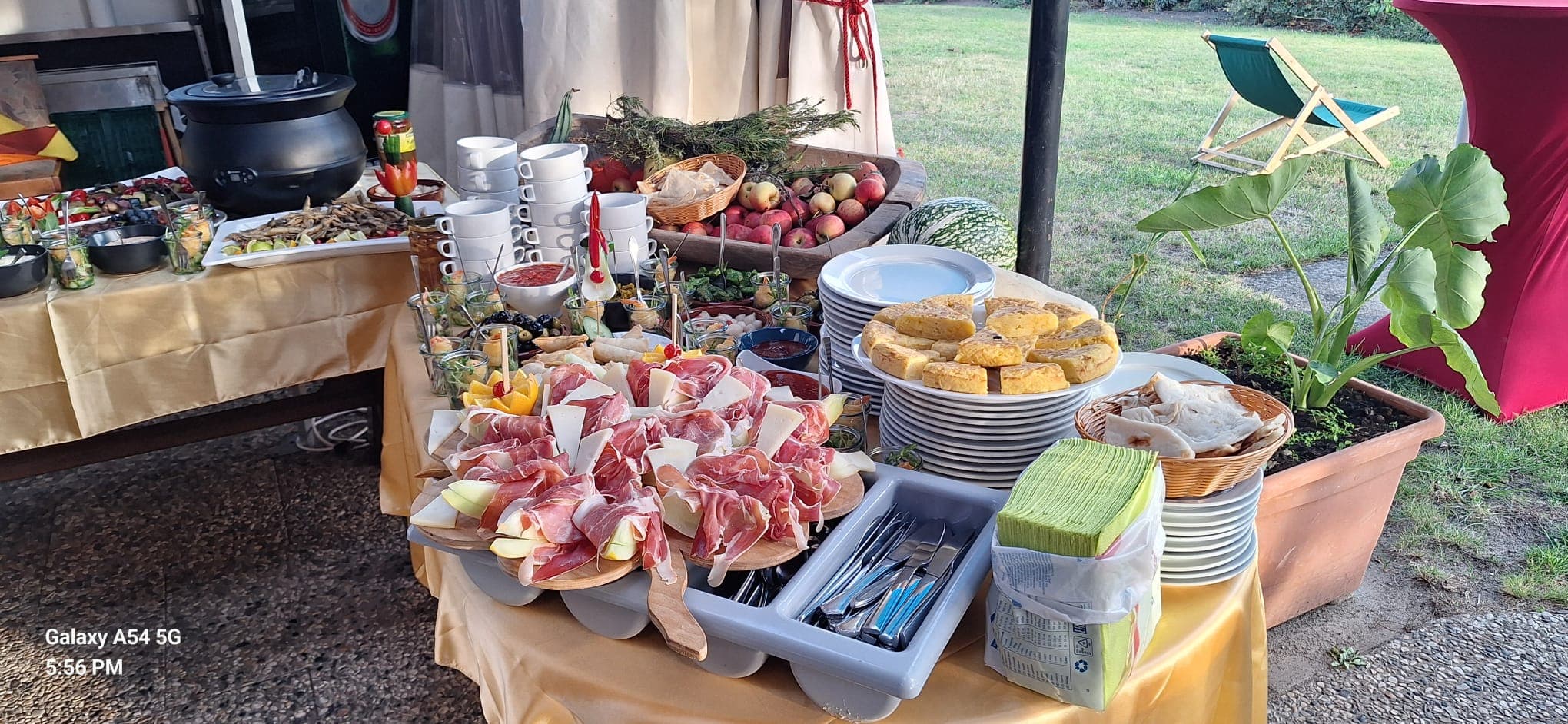Antipasti-Auswahl auf dem Buffet